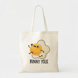Runny Yolk Funny Food Egn Pun Tragetasche