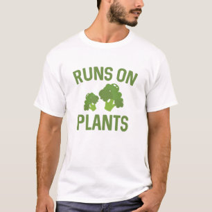 Runs auf Pflanze T-Shirt