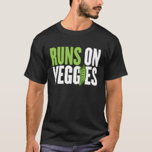 Runs auf Veggies Peas T-Shirt