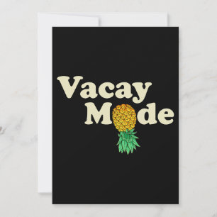 Runter Ananas Vacay Mode Urlaub Sonnenschein Einladung
