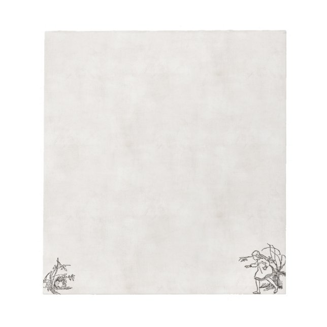 Runter den Kaninchenloch-Editor Notizblock (Vorderseite)