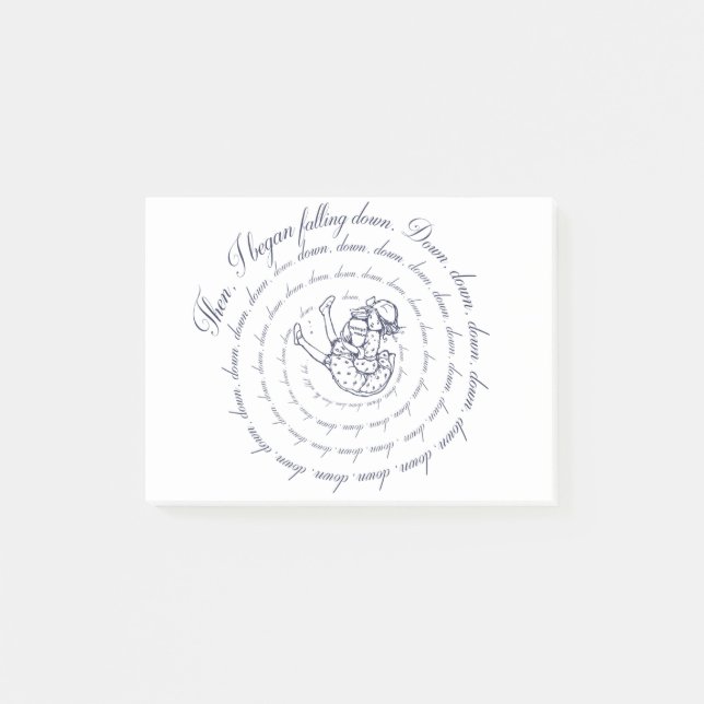 Runter der Kaninchenole Post-it Klebezettel (Vorderseite)