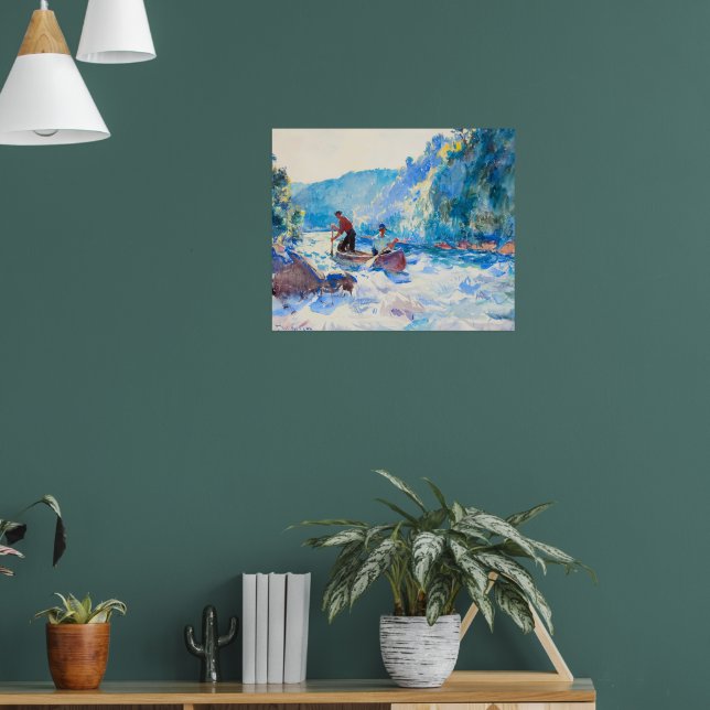 Runter durch Frank Weston Benson Poster (Wohnzimmer 1)