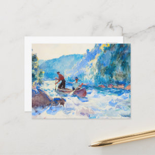 Runter durch Frank Weston Benson Postkarte