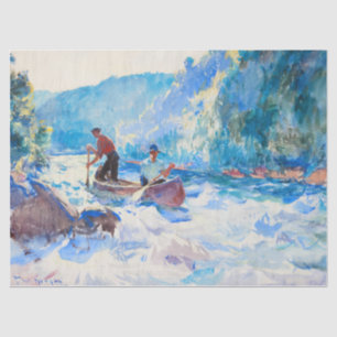 Runter durch Frank Weston Benson Seidenpapier