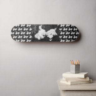 runter flauschiges Skateboard