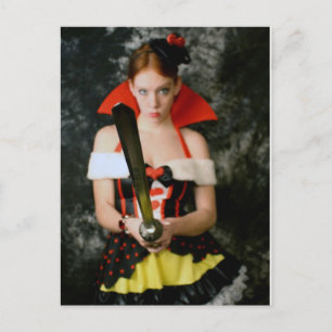 Runter mit den Köpfen! Postkarte