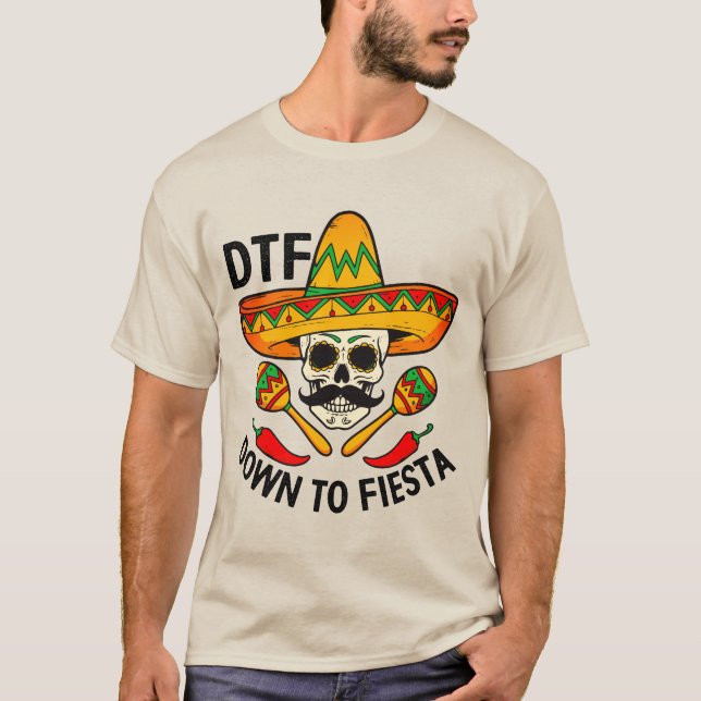 Runter zur Fiesta T-Shirt (Vorderseite)