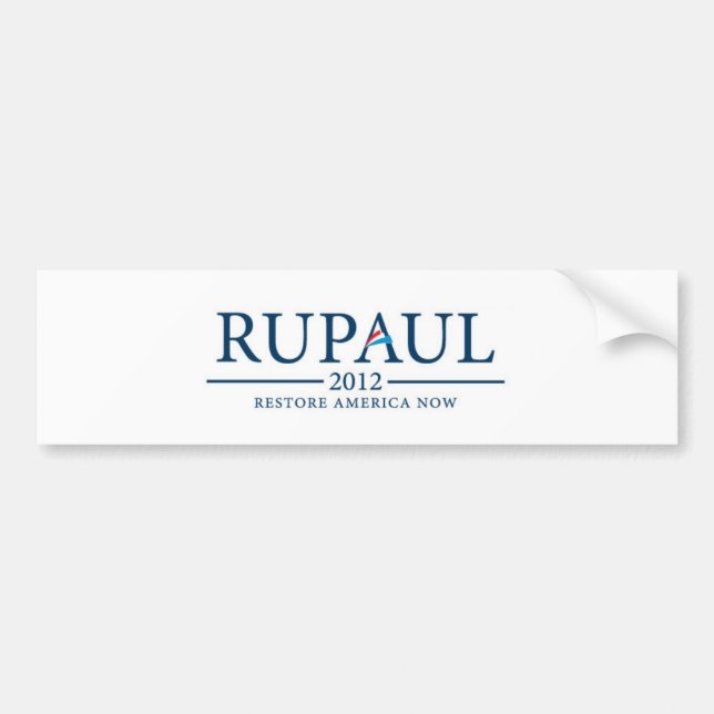 RuPaul 2012 Autoaufkleber (Vorne)