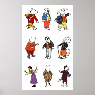 Rupert Bear und Freunde Poster