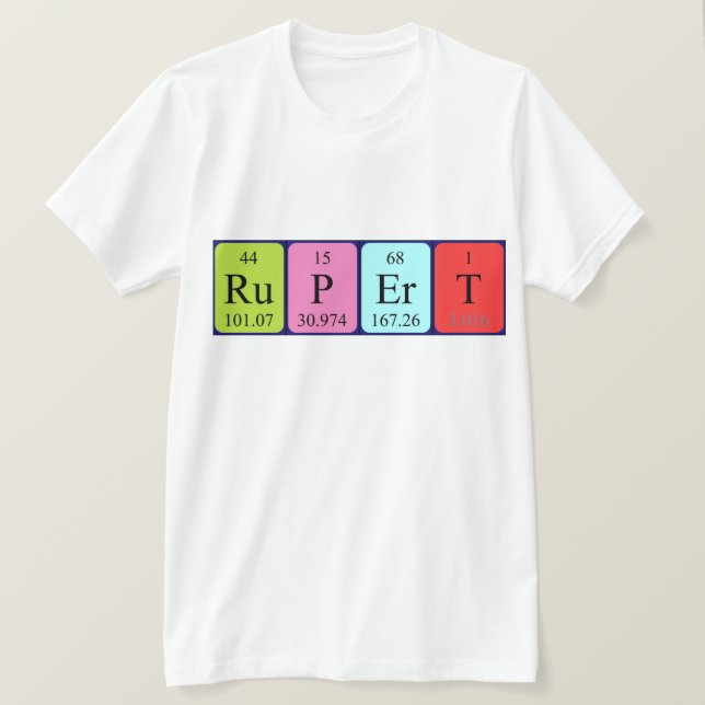 Rupert Periodenname Shirt (Design vorne)