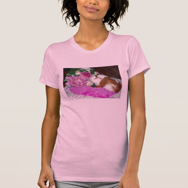 Rupert und Rosen - Meerschweinchen T-Shirt (Vorderseite)