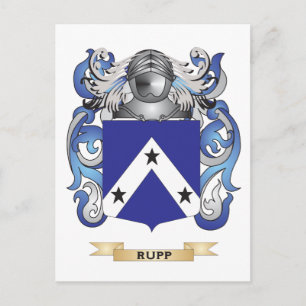 Rupp Coat of Arms (Familienwappen) Postkarte