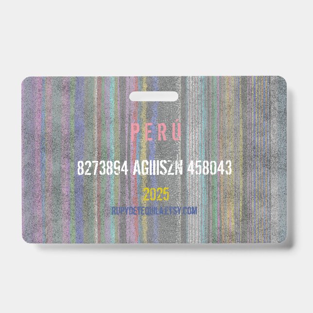 Rupydetequila-Abzeichen Ausweis (Vorderseite)