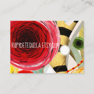 Rupydetequila Florales Stillleben Eleganz Mohnblum Visitenkarte