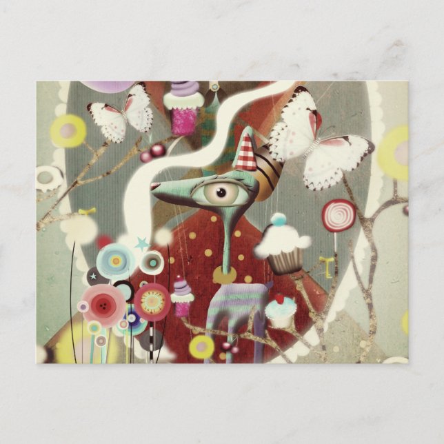 Rupydetequila Winterbonbons Postkarte (Vorderseite)