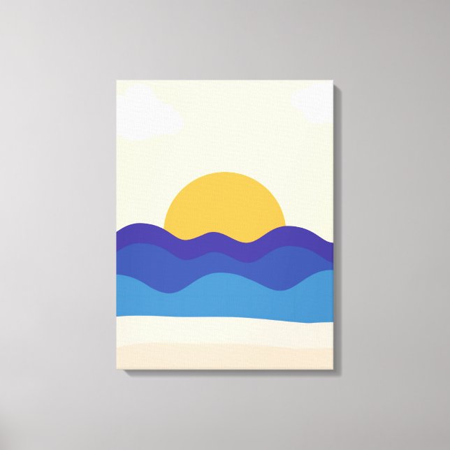 Ruquil Sunset Leinwanddruck (Vorderseite)