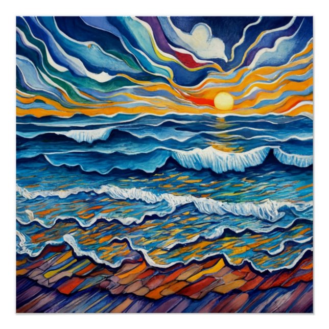 Ruquil Sunset Poster (Vorderseite)