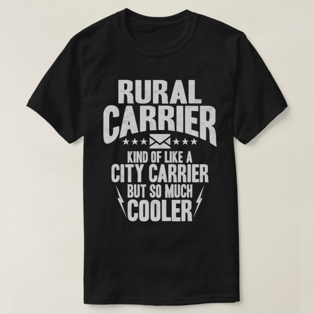 Rural Carrier Shirt Post Office T - Shirt (Design vorne)