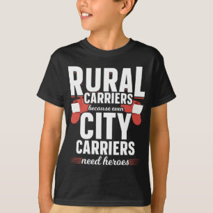Rural Carriers Funny Mailman Lieferung T-Shirt