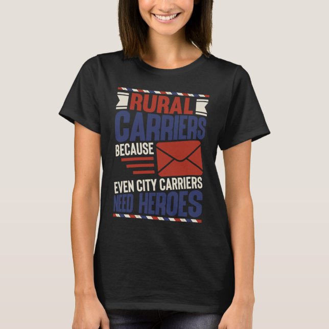 Rural Mail Postal Carrier   Post Office T-Shirt (Vorderseite)