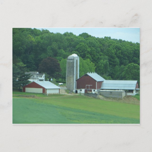Rural Maryland Farm Postkarte (Vorderseite)