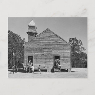 Rural Schoolhouse, 1937 Postkarte