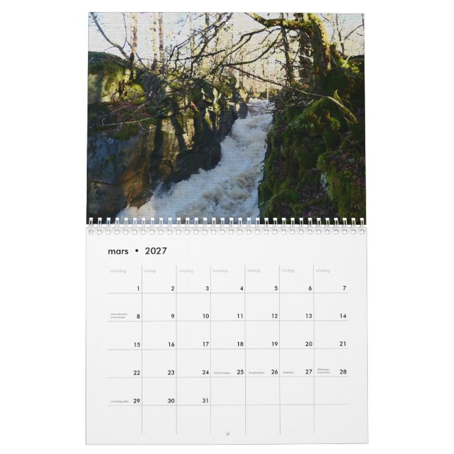 Rural Sweden Calendar 2023 Kalender (Mär 2027)