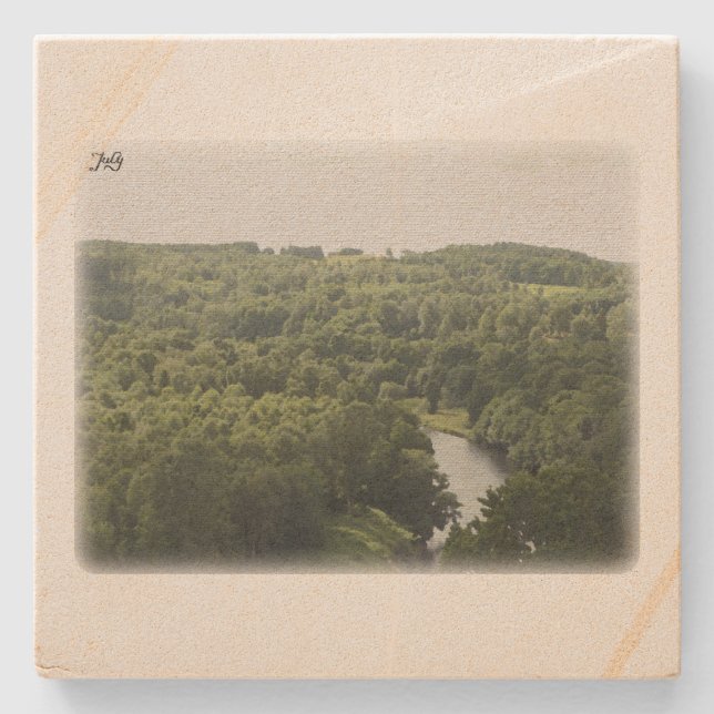 Rural Sweden July Steinuntersetzer (Vorderseite)