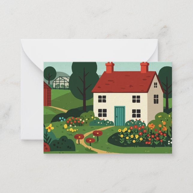 Rural town mitteilungskarte (Vorderseite)