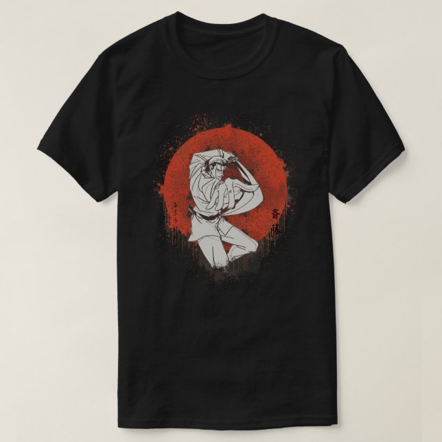 Rurouni Kenshin Saito Hajime JAPAN SUN T-Shirt (Design vorne)