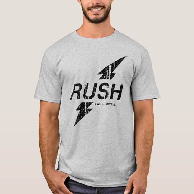 Rush Black T-Shirt (Vorderseite)