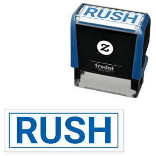 RUSH-Briefmarke Permastempel