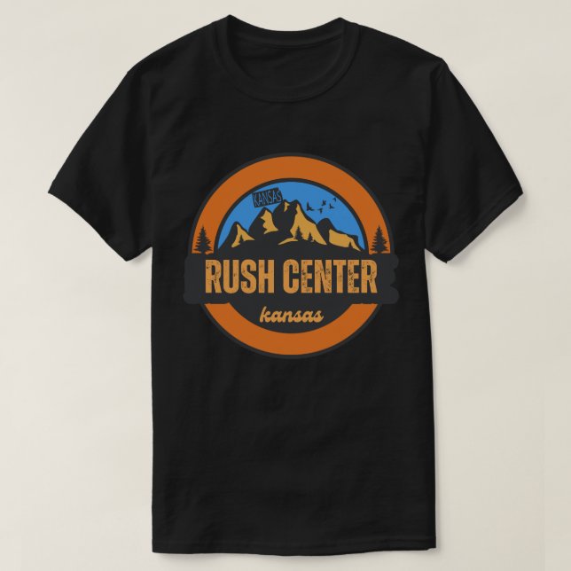 Rush Center, Kansas T-Shirt (Design vorne)