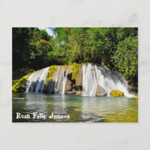 Rush Falls, Jamaika Postkarte
