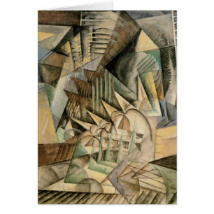 Rush Hour, New York von Max Weber, Vintage Kubismu