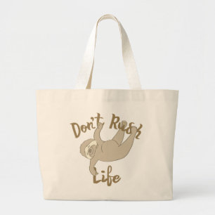 Rush Life Sloth Jumbo Stoffbeutel