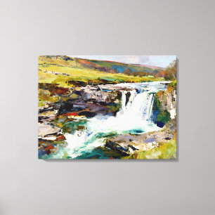 "Rush of the Dales" - Eine Yorkshire-Landschaft Leinwanddruck