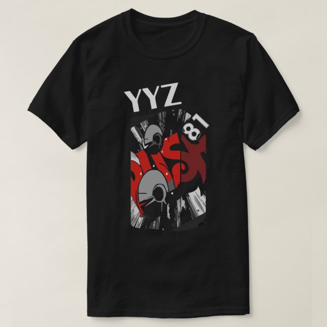 Rush YYZ Rock T - Shirt Classic T - Shirt (Design vorne)