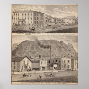 Rushford Wagonand Carriage Landkreis, Minnesota Poster