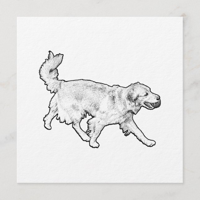 Rushing Trail Welcome Einladung (Vorderseite)