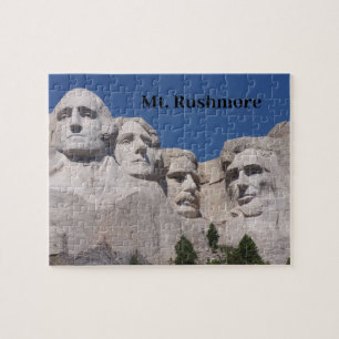Rushmore - eine nahe Aussicht. Puzzle