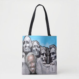 Rushmore mit Biden Totasche