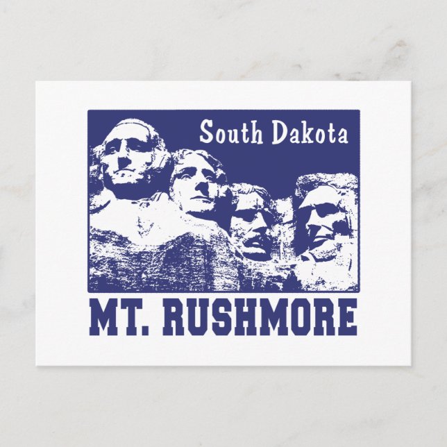 Rushmore Postkarte (Vorderseite)
