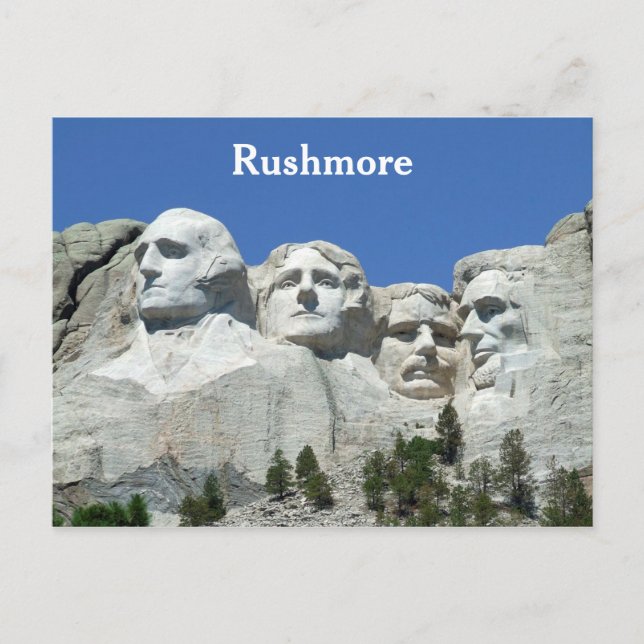 Rushmore Postkarte (Vorderseite)