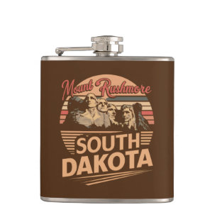 Rushmore South Dakota Flachmann