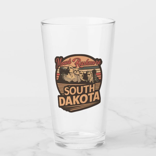 Rushmore South Dakota Glas (Vorderseite)