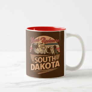Rushmore South Dakota Zweifarbige Tasse