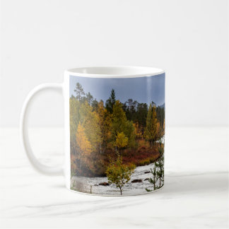 Ruska, Herbstfarben in Finnland Kaffeetasse