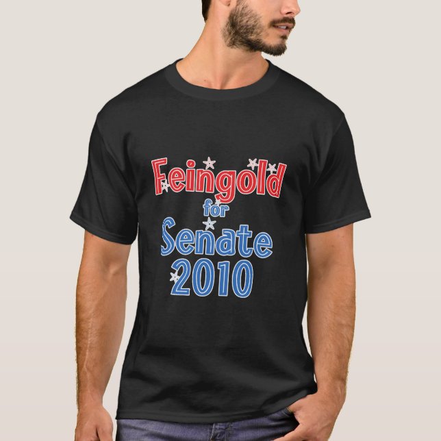 Russ Feingold für Stern-Entwurf des Senats-2010 T-Shirt (Vorderseite)